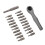 Mini Ratchet Wrench CRV Steel Right Angle with 20 Bits 4