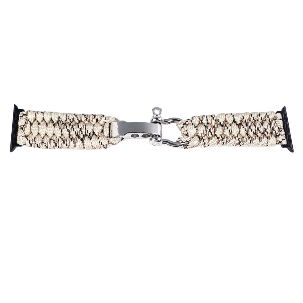 (Desert Camouflage) Woven Watch Band Nylon Adjustable For Apple Watch Camouflage Green 448787343475