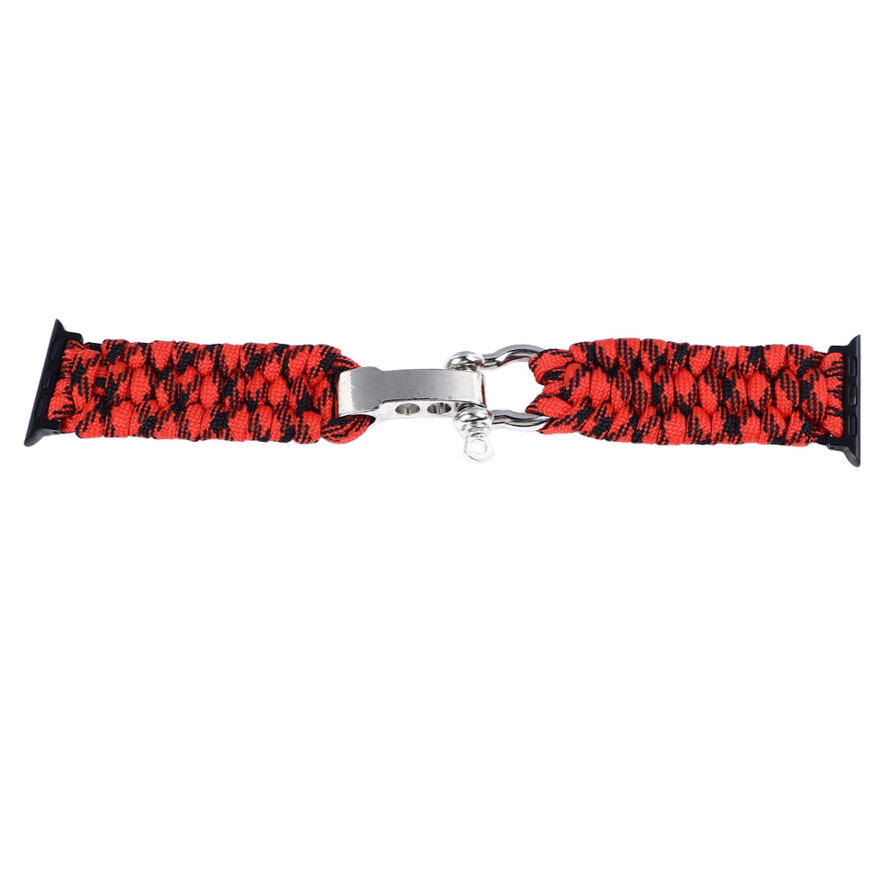 (Red And Black) Hand Woven Nylon Watch Strap For Se2-1 Desert Black,Red 448787343543