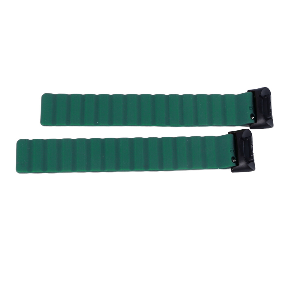 (Od Green) 2Pcs Silicone Watch Bands Magnetic Snap Fitbit Charge 6/5 Gray Yellow Green,Yellow 448787343567