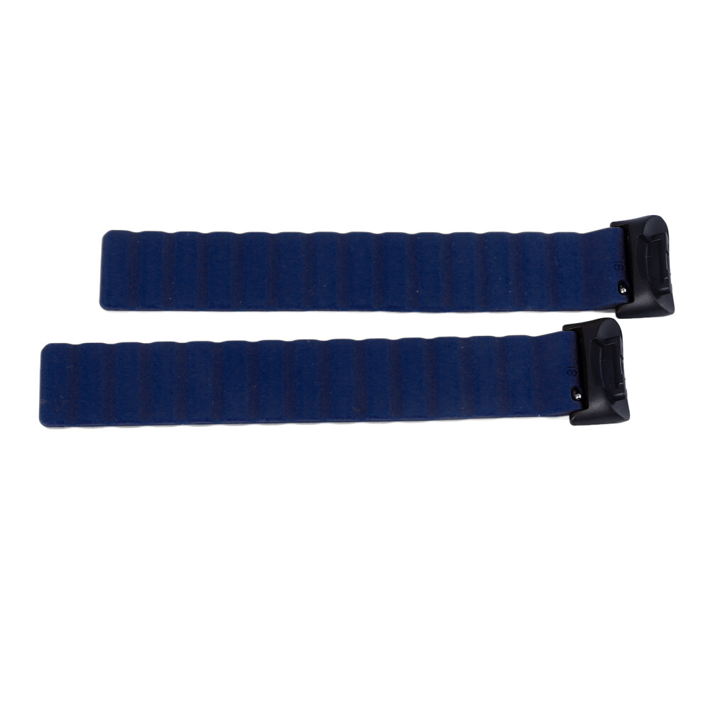 (Dark Blue) 2Pcs Silicone Watch Bands Magnetic Snap Fitbit Charge 6/5 Gray Yellow Blue,Yellow 448787343581