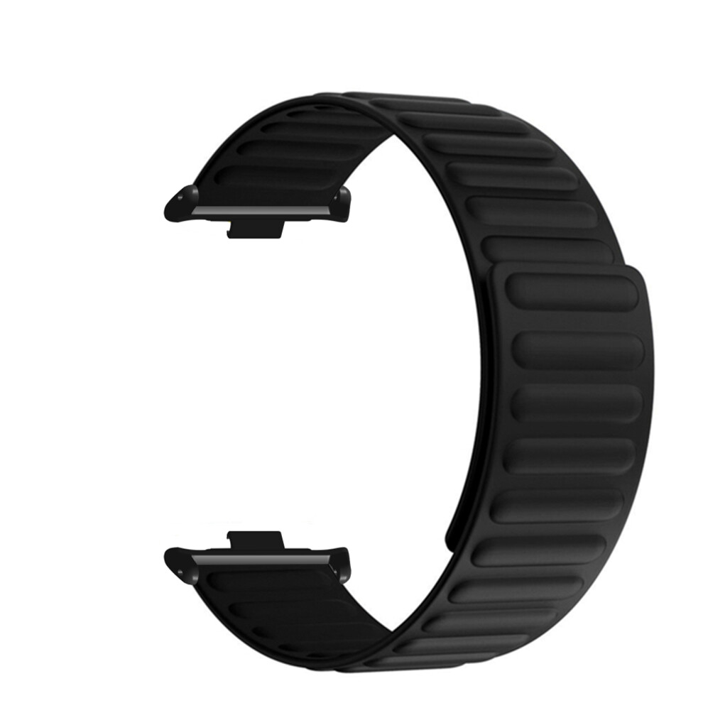 (Black) 2Pcs Magnetic Watch Straps For Mi Band 8 Pro Grey Orange Orange,Black,Grey 448787343826
