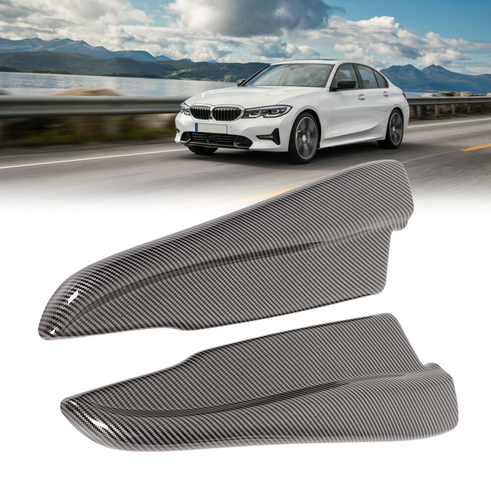 Universal Carbon Fiber Style Rear Bumper Lip Spats Splitters Scratch Protector 7901357127996