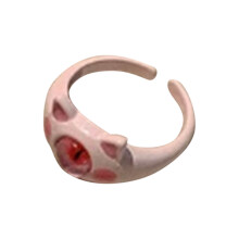 (Type A) Cute Cartoon Alloy Finger Ring for Boys Girls Type D
