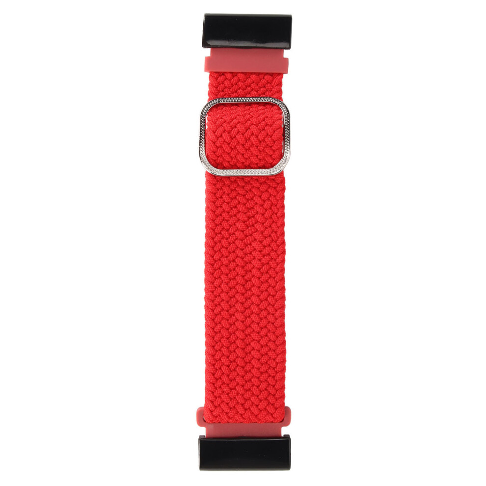 (Red) 22Mm Braided Watchband 26Mm Buckle For Fenix 7X Red 448787348111