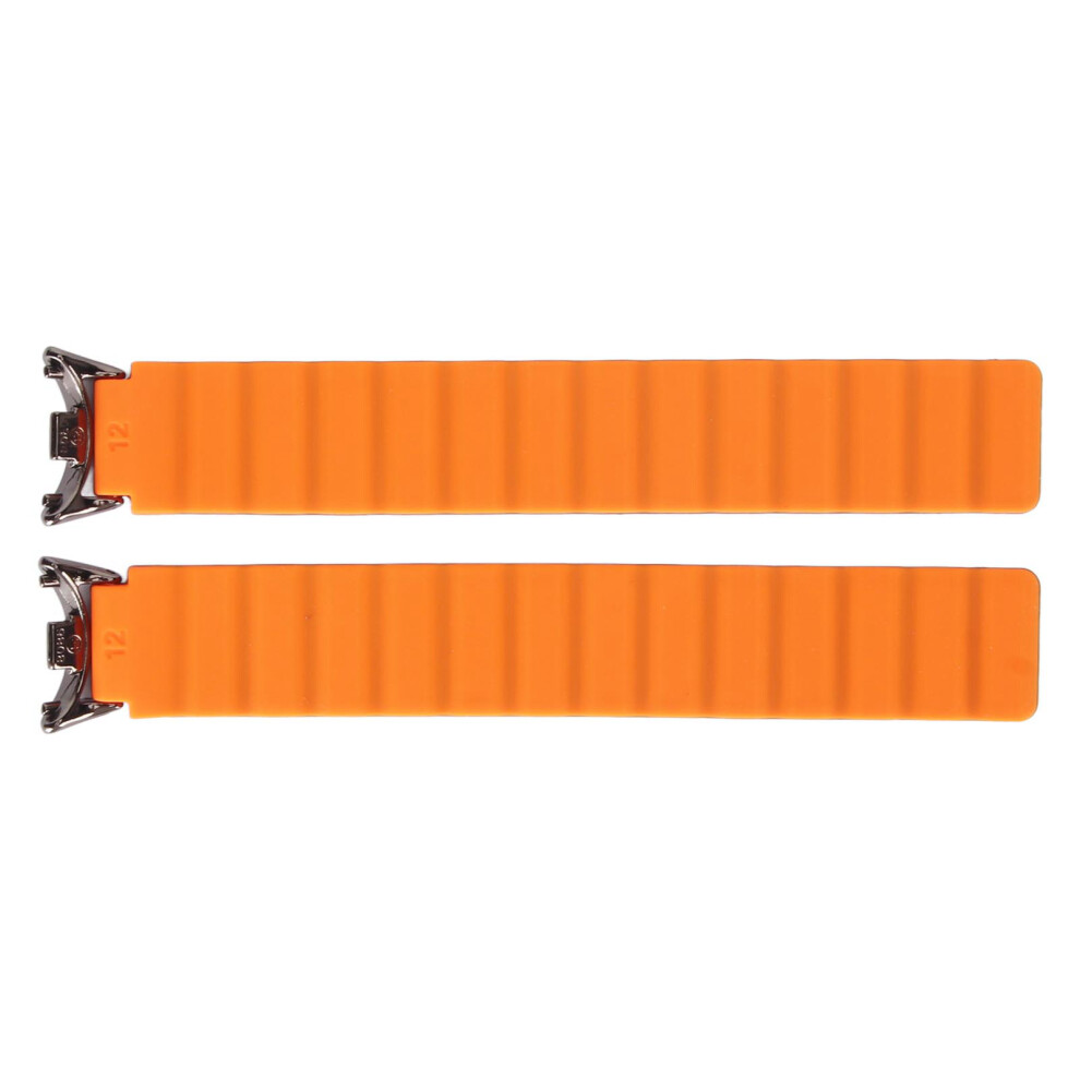 (Gray Orange) Silicone Watch Strap Lightweight For Xiaomi Mi Band 8 Midnight Blue Blue,Orange 448787348401