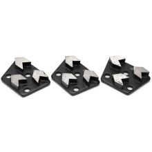 3Pcs Trapez Diamant Grinder Beton Schleifen Schuhe