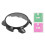 (Black) Screen Protector for Pace 2 Cherry Pink Round Ultra Thin Full 1