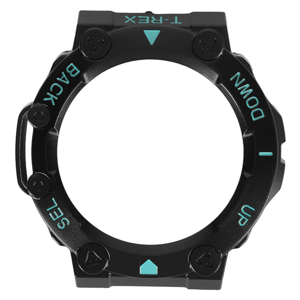 (Black Blue) Watch Case For Amazfit T Rex 2 Shockproof Bumper Black Blue,Black 448787350046