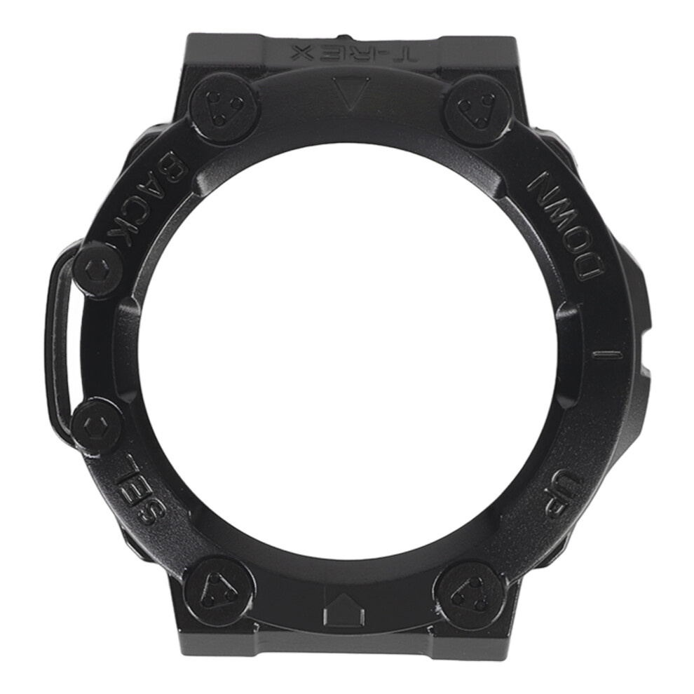 (Black) Watch Case For Amazfit T Rex 2 Shockproof Bumper Black 448787349972