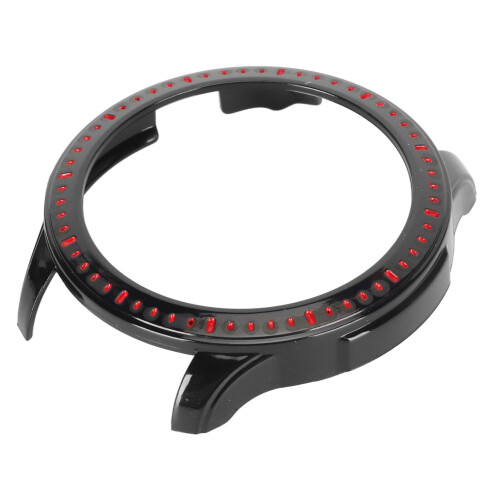 (Black Red) Amazfit GTR 4 Shockproof Protective Cover Black White
