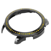 (Black Yellow) Amazfit GTR 4 Shockproof Protective Cover Black White