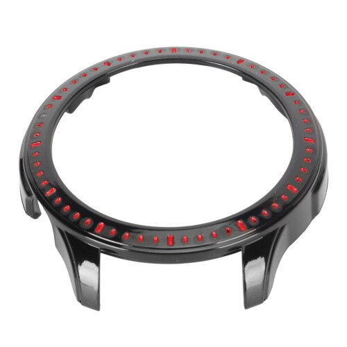 (Black Red) Amazfit GTR 4 Shockproof Protective Cover Black White 1
