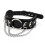 (Black) Double Deck PU Leather Choker Punk Adjustable 46cm Black Necklace 2