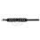 (Black) Double Deck PU Leather Choker Punk Adjustable 46cm Black Necklace 4