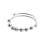 Anxiety Ring Stainless Steel Adjustable Stress Relief Rotatable Beads 1