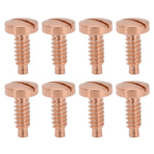 (Rose Gold) 8pcs Watch Case Screws Stainless Steel Rose Gold