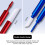 Panel Line Eraser Model Cleaning Stick Washable Fiber Tips-Red 7