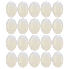 20pcs Opal Flatback Cabochon Smooth Oval Jewelry Stone