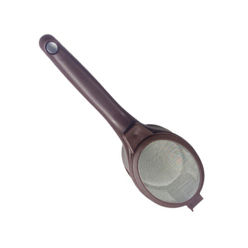 Teas Strainer Mesh Spoon with Comfortable Nonslip Hanging Handle