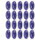 20pcs Oval Flatback Lapis Lazuli Cabochon Stone for Jewelry Making 5