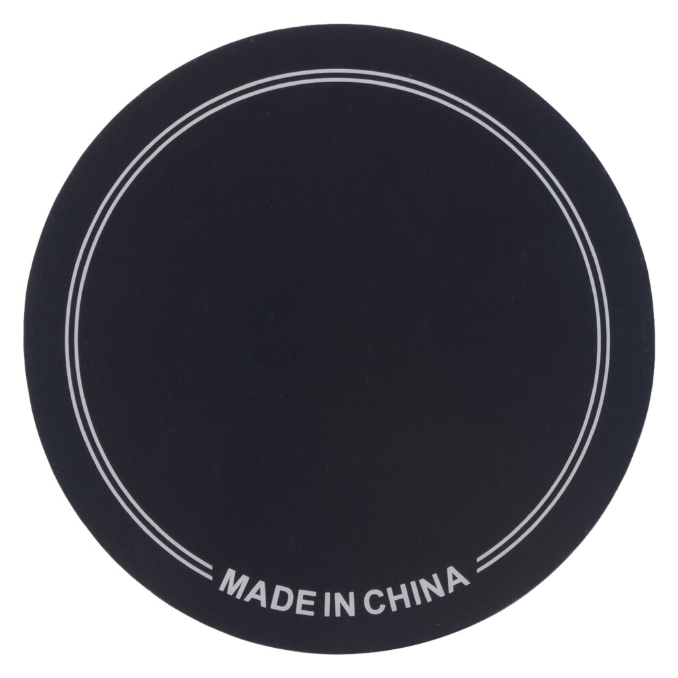 Black 2Pcs Drum Patches Drumhead Kick Pad- Single Pedal