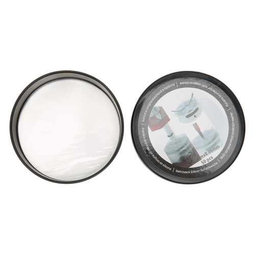 50pcs Watch Dial Case Back Pad Protector Plastic Sheets with Box 2