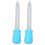 (Blue) 2pcs Silicone Calibrated Dropper Pipette Red 5