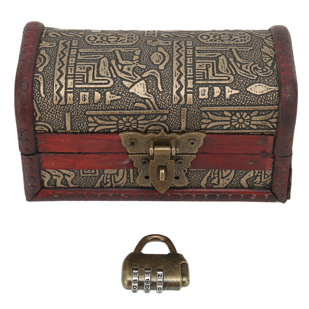 Vintage Wooden Storage Box with Lock for Home Office Organizer-image-OPC-PMM2MYY-NEW