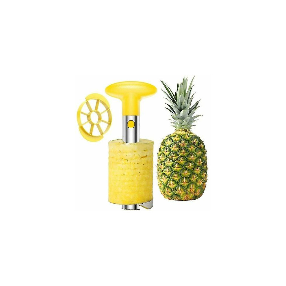 Kikidex (As Show, One Size) Easy Kitchen Tool Stainless Steel Fruit Pineapple Peeler Corer Slicer Cutter