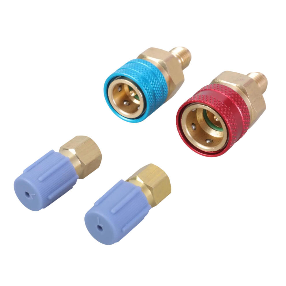 2Pcs Automotive Quick Couplers Set Brass Quick Connector Leak 7754000236695
