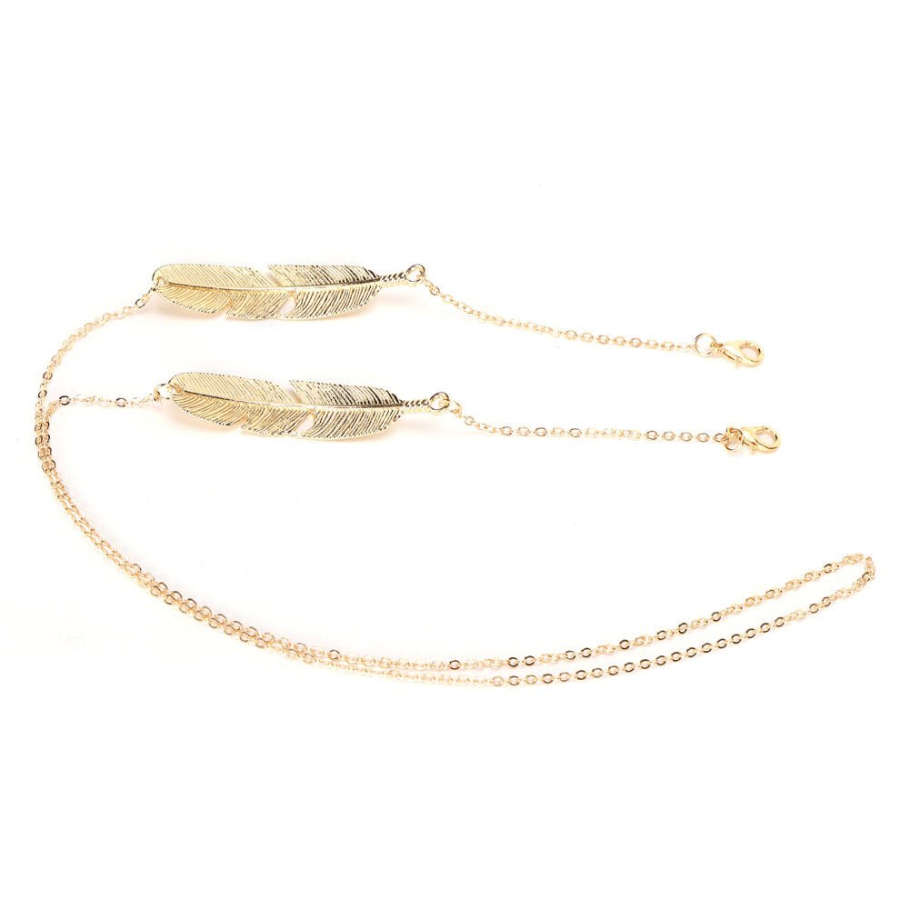 Feather Pendant Eyeglasses Chain Alloy Lanyard Strap