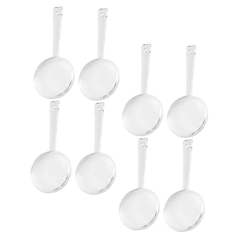 8Pcs Reading Magnifier For Seniors Handheld Magnifying Glass For Nature Exploration And Educational Use Progress