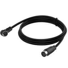 DIN Connector 1.8m Male To Female AV Extension Cable, 9-Pin S-Video, Plug-and-Play Audio Transfer For Monitor/TV/VCR