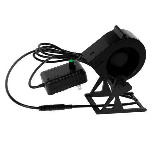 Adjustable Speed Desktop Blower Fan 12V 1A Power Supply For