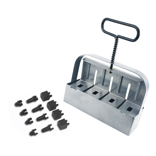 Handheld  Sowing Device Ergonomic Garden-Solid handle black