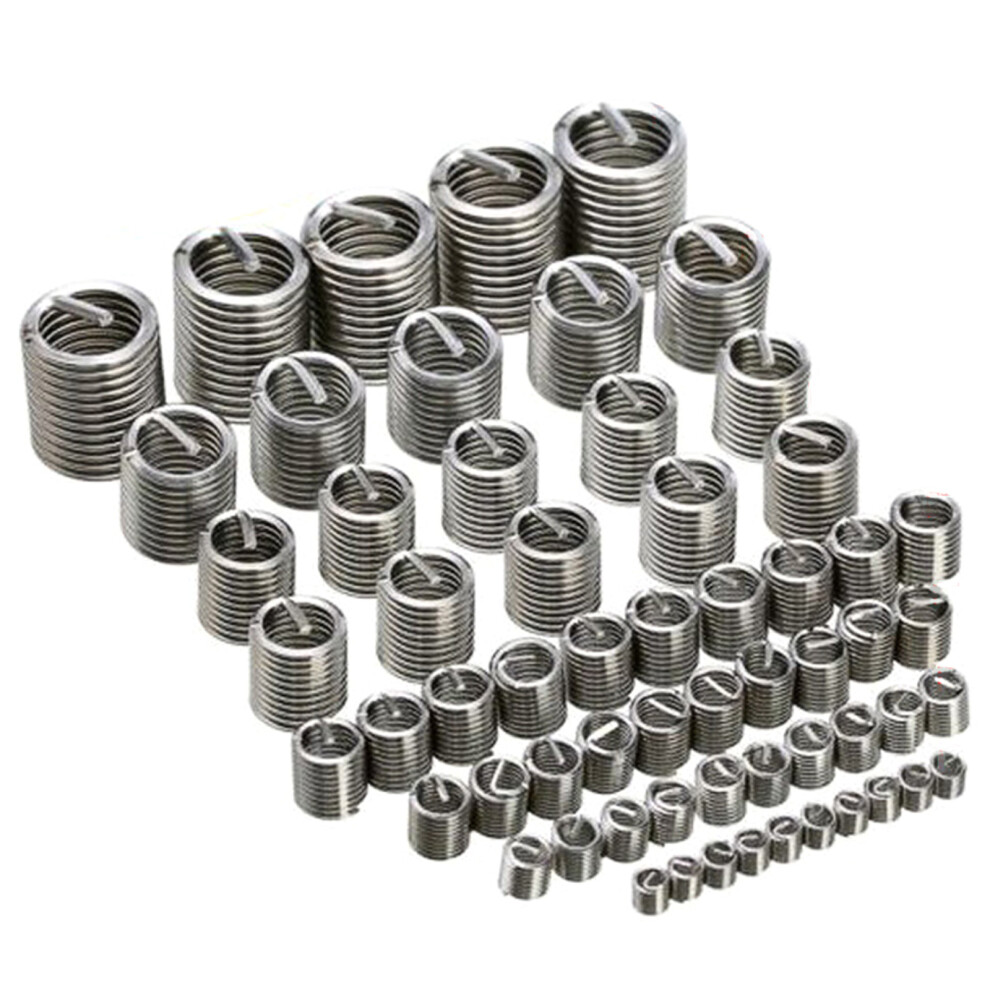 60Pcs Metric Coarse Wire Thread Inserts Repair Tool For Enhances 7754000237395
