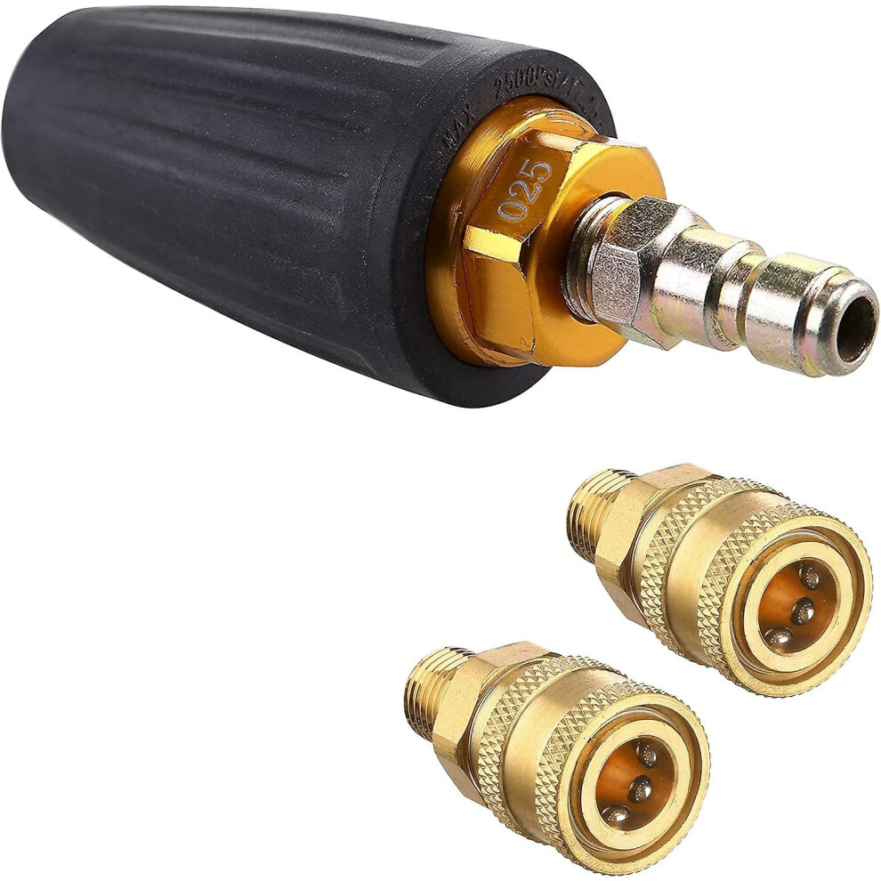 Kikidex (As Show, One Size) Quick Connect Turbo Nozzle, Pressure Washer Coupler