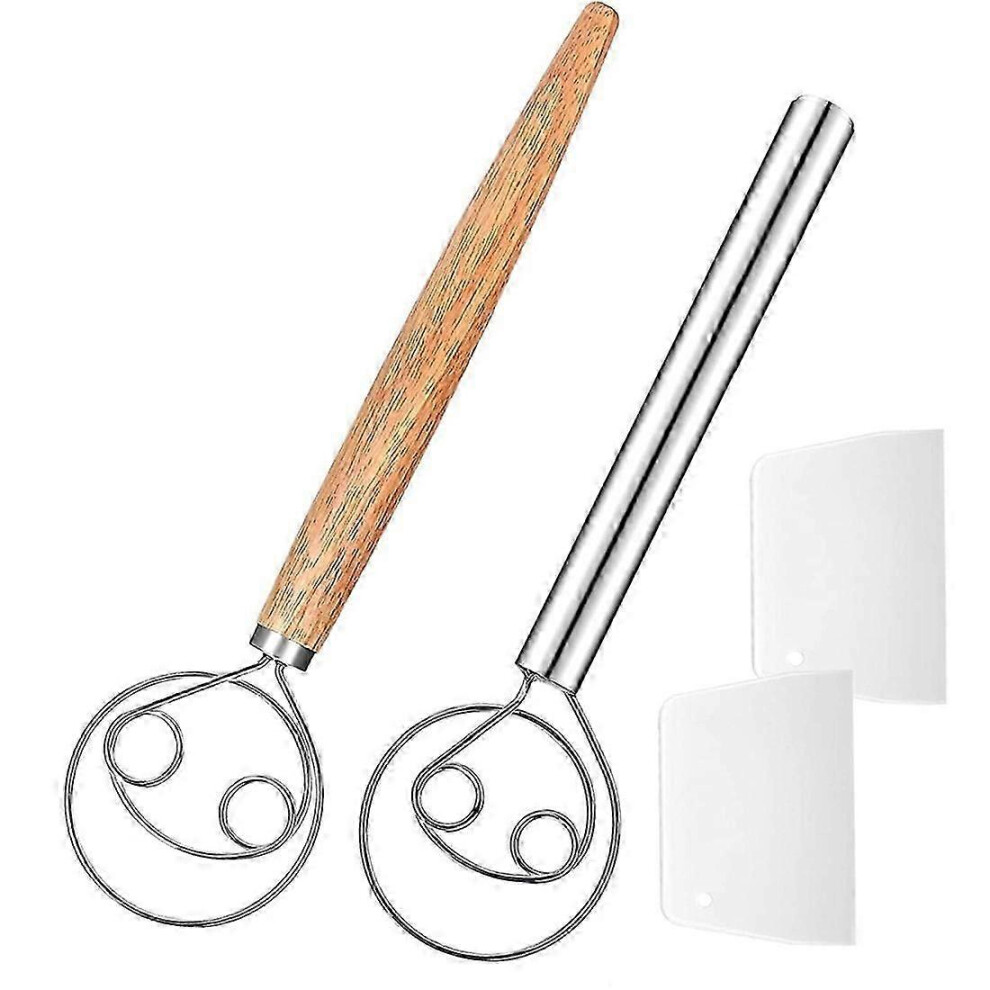 Kikidex (As Show, One Size) 2-Piece Danish Dough Mixer Premium Danish Dough Mixer Set