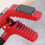 Space Saving Magnetic Designs Paint Brush with Ergonomic-Red 7