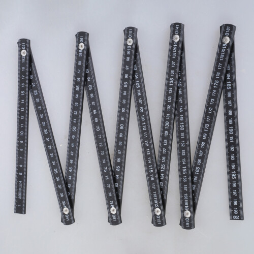 Compact 2m Foldable Measuring Tool Folding Ruler With Sturdy 1