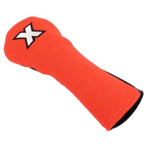 (Orange and Black) Mixed Fabric Golf Club Protector Polyester Waterproof PU 2