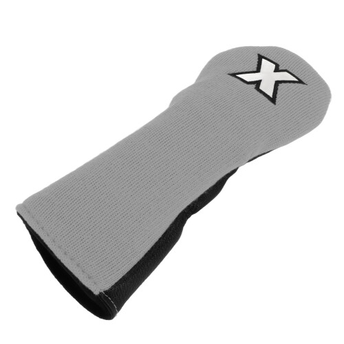 (Gray and Black) Mixed Fabric Golf Club Protector Polyester Waterproof PU 1