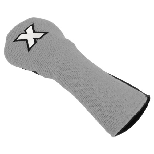 (Gray and Black) Mixed Fabric Golf Club Protector Polyester Waterproof PU 2