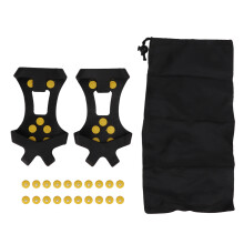 (S(31‑36)) 10 Stud Anti Skid Snow Ice Shoe Spikes Cleats for XL (45-48)