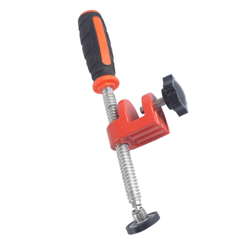 Woodworking Fixed Clamp 1-Piece Non-Expansion Auxiliary Tool For Carpentry Projects Red Stable Resistant Design 9105992842049