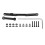 (Black) RC Steering Rod Lightweight Rust Proof Link for SCX24 Silver 1