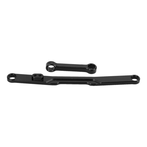 (Black) RC Steering Rod Lightweight Rust Proof Link for SCX24 Silver 2