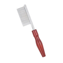 Pet Flea Comb For Cats And Dogs Ergonomic Handle Fine-Tooth Grooming Tool For Early Flea Detection