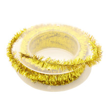 Metallic Tinsel Garland Tinsel Garland Decorations for-Gold